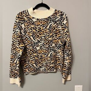 Rachel Comey X Target Animal Print Crewneck Pullover Sweater Size Small NWT